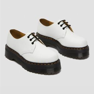 Dr. Martens 1461 Quad Smooth Leather Platform Oxford